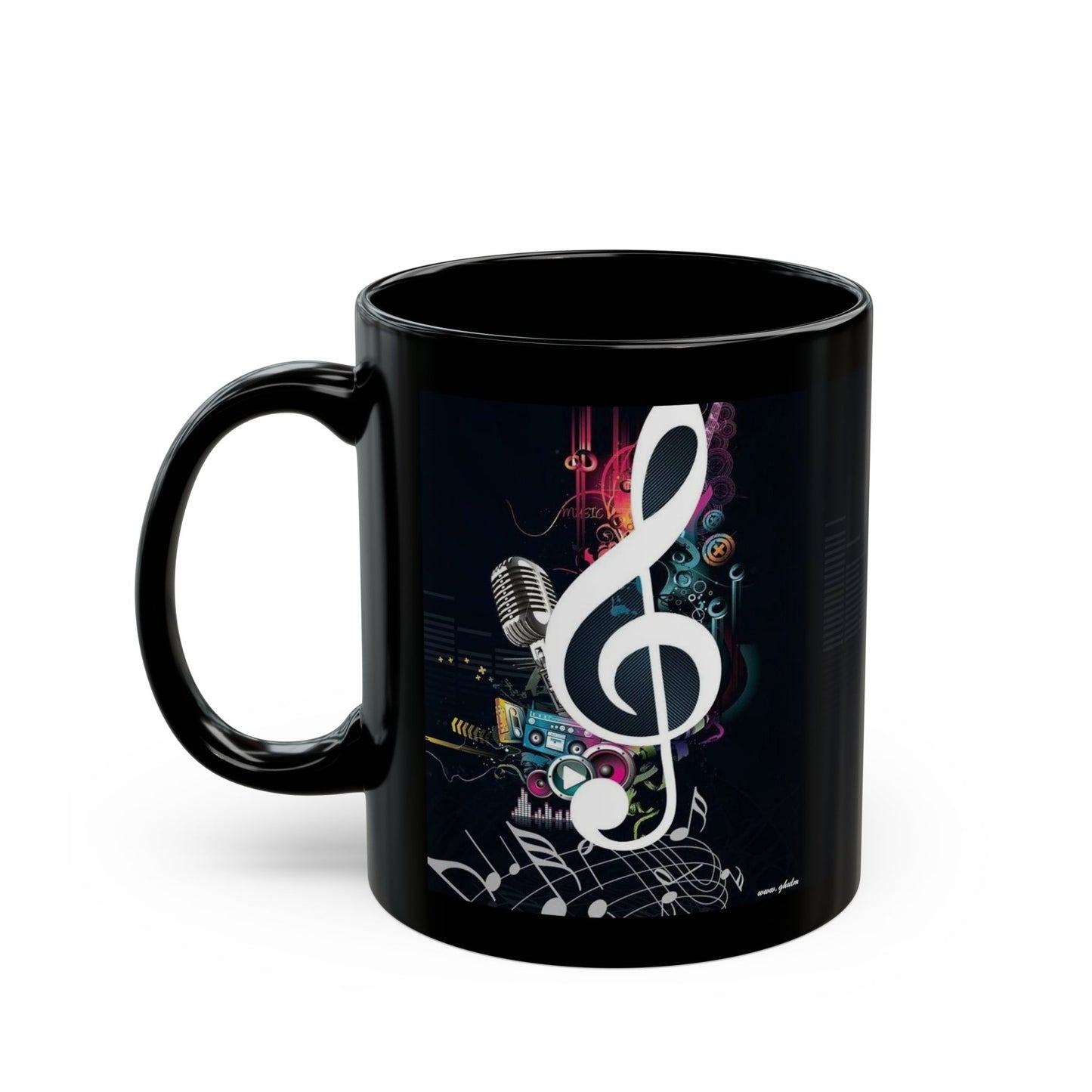 11oz Black Mug