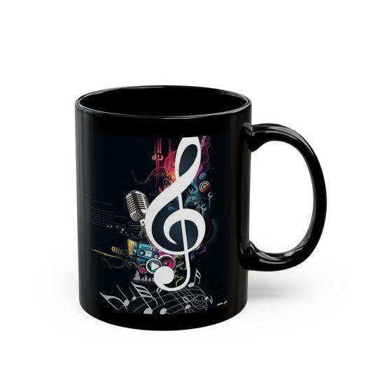 11oz Black Mug